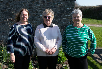 Three members of the Friends of Treginnis fundraising group